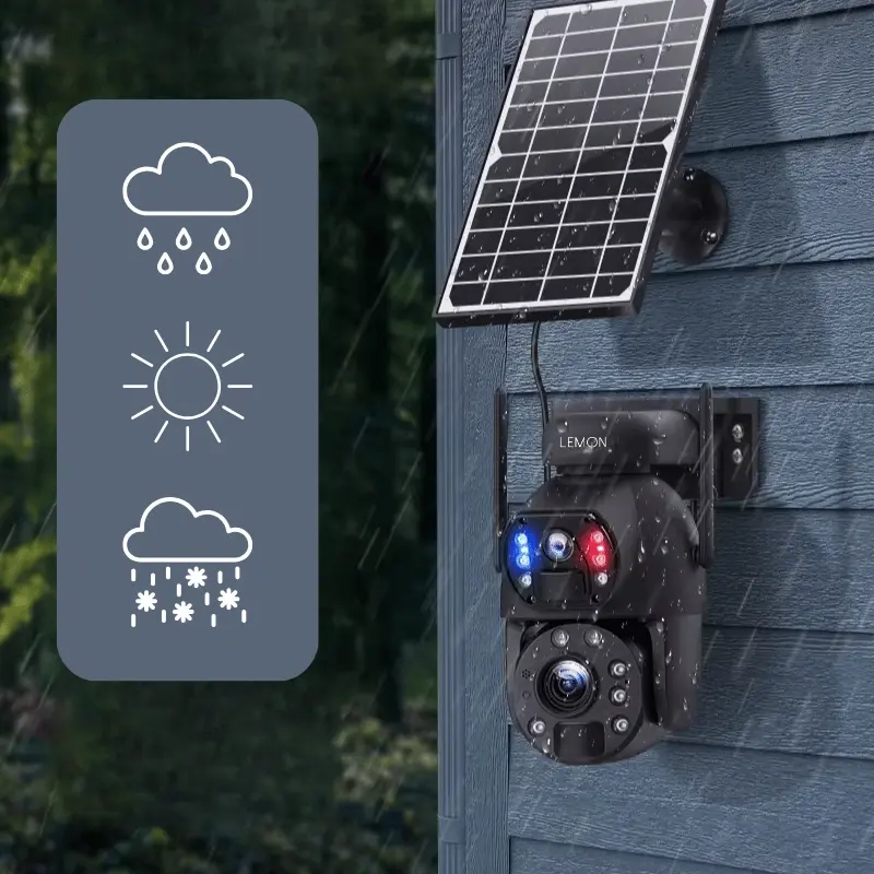Kamera solarna 20x zoom z dwoma obiektywami do monitoringu Lemon Vega